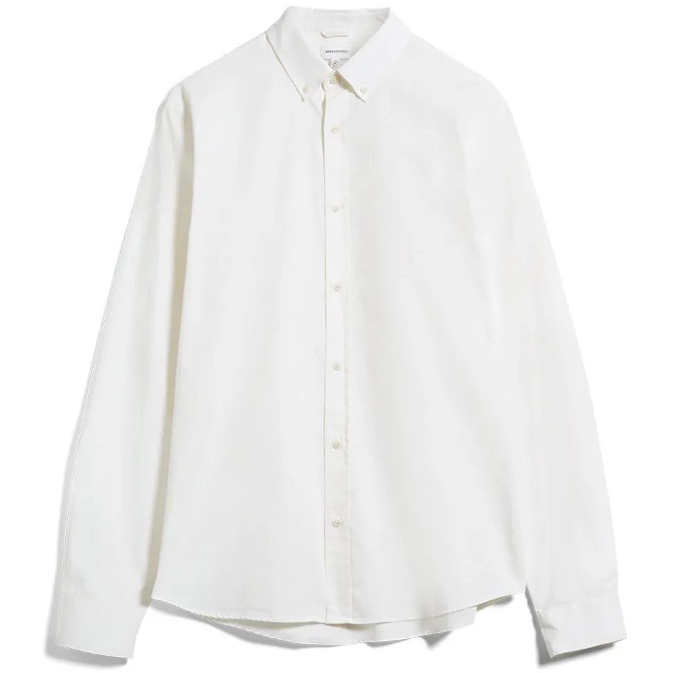 ARMEDANGELS Hemd Regular Fit "QUAADI" - off white