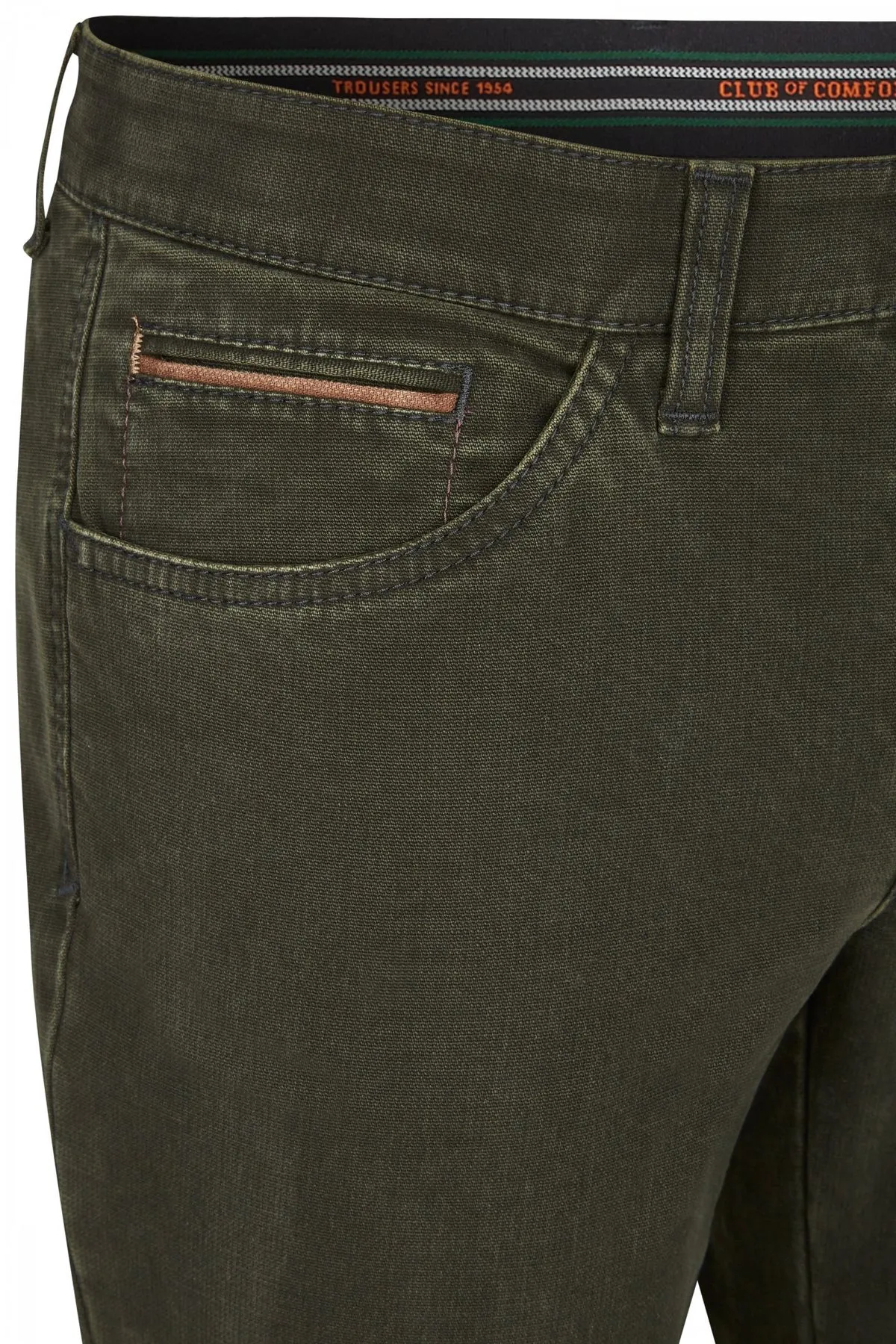 Club of Comfort - Herren Hose, Baumwolle, Stretch, Regular Leg, Marvin (7218)