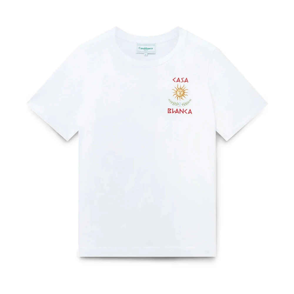 Griechisch-inspiriertes Bedrucktes T-Shirt