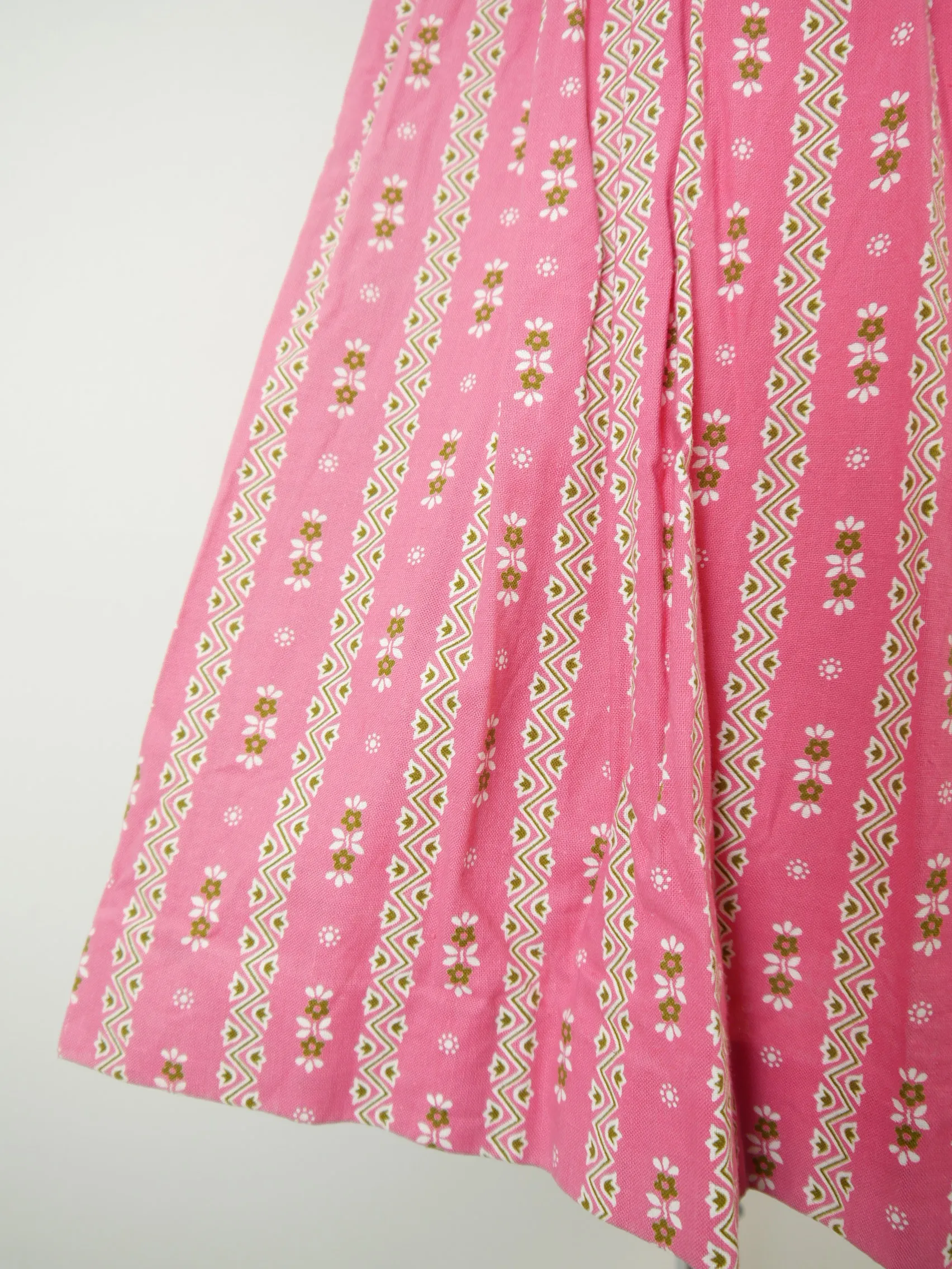 Herrlich 60er Jahre süßes Vintage mit Balkonett klasse Dirndl ohne Schürze Gr.38