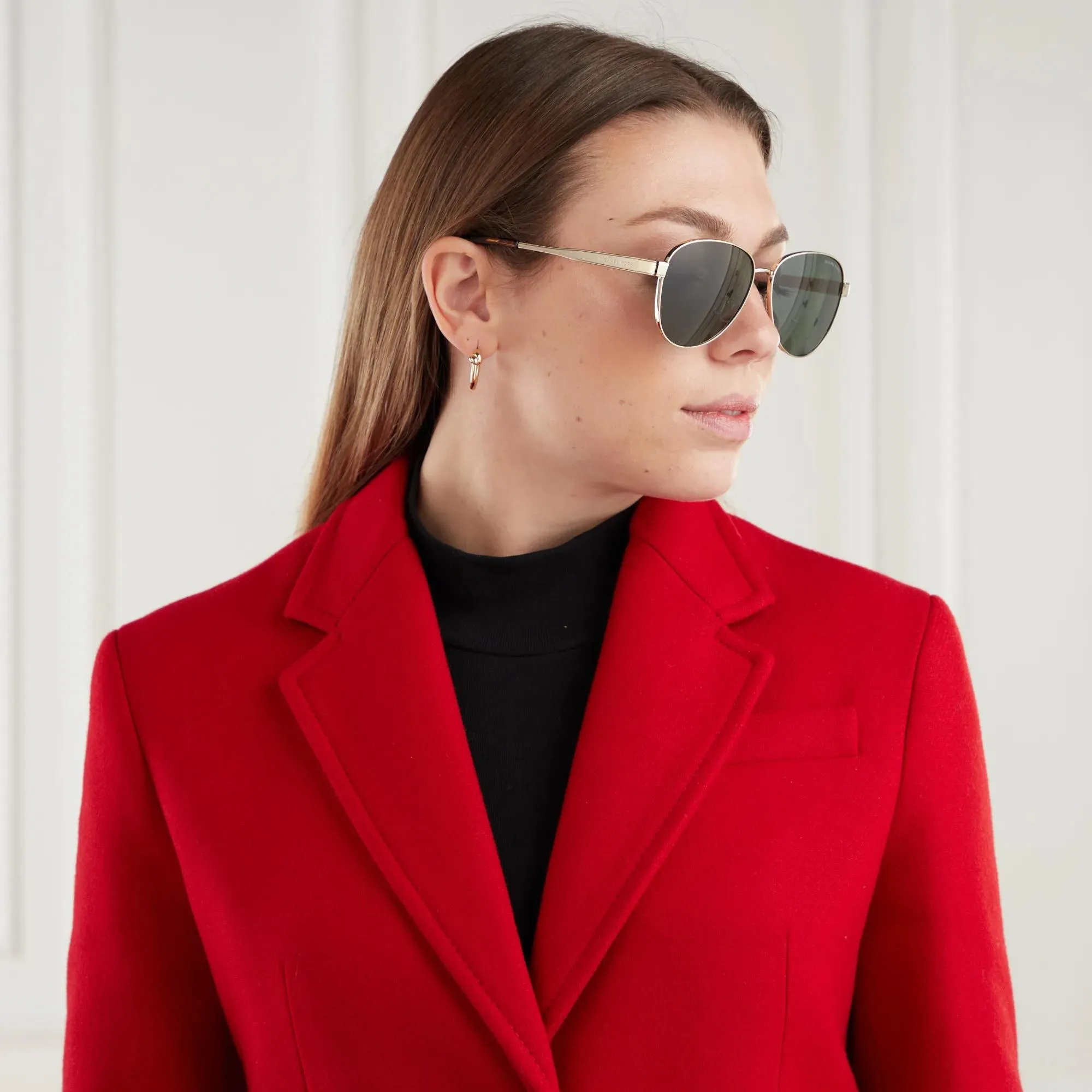   Michael Kors  Biarritz Light Gold Shiny  Sonnenbrille 