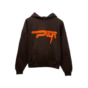 Pegador Herren Hoodie Zero Boxy washed oak brown