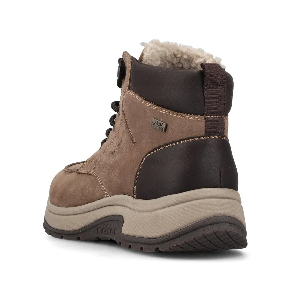 Rieker Schnürstiefel TEX Membran braun S24 11020-24