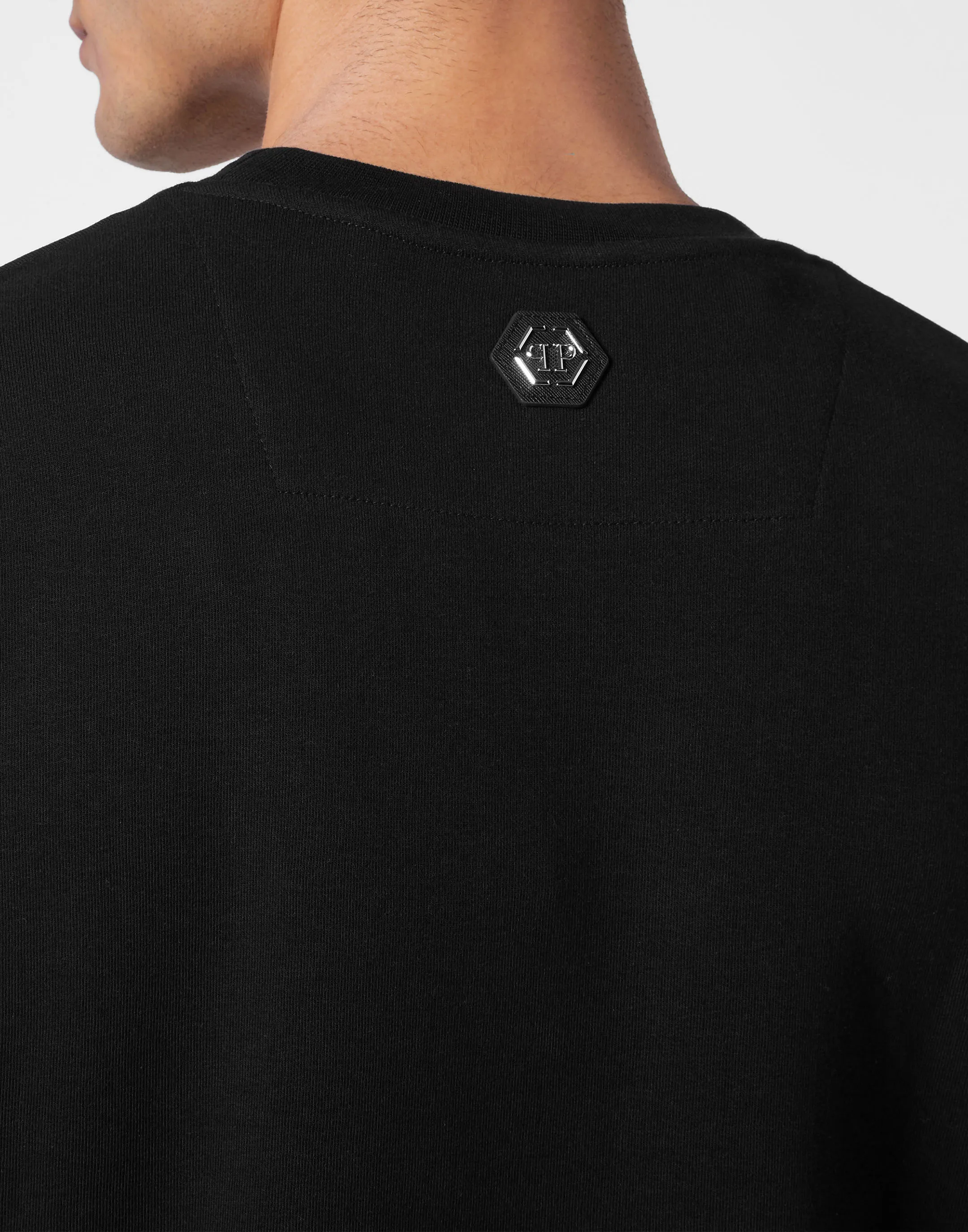 Sweatshirt LS with Crystals Paisley Gothic Plein