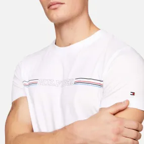 T-shirt Tommy Hilfiger Striped Slim Fit Cotton T-Shirt MW0MW34428YBR